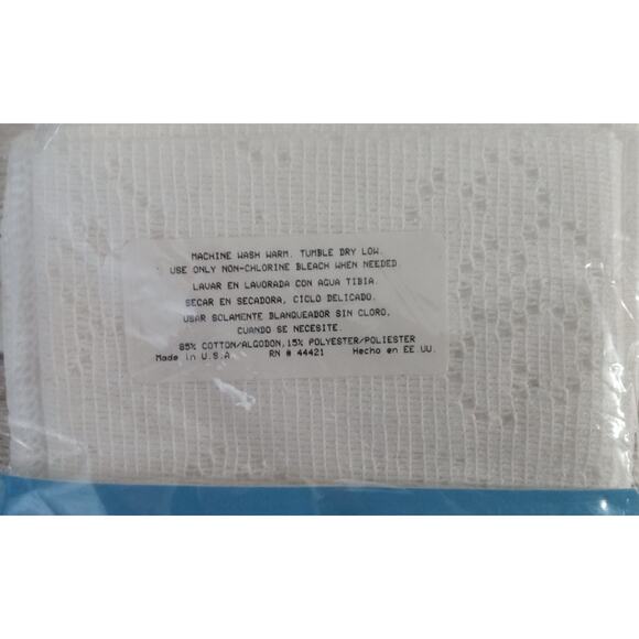 Quaker Lace Dinner Napkins White Set of 4 Vintage In Package - Picture 6 of 11